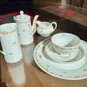 Floral Limoges Dining Set